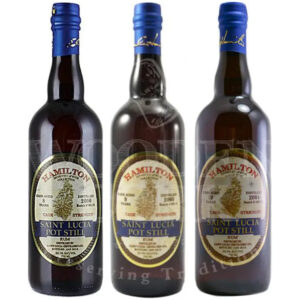 Hamilton St Lucia Cask Strength 8, 9 & 10 Year Bundle
