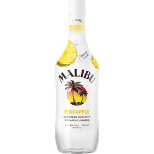 Malibu Flavored Caribbean Rum with Pineapple Liqueur