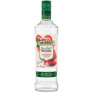 Smirnoff Zero Sugar Infusions Vodka, Strawberry & Rose - 750ml